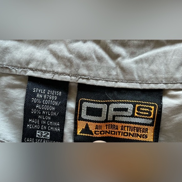 Ops All Terra Activewear Conditioning Light Grey Shorts Men’s 32 Cotton Blend - Picture 6 of 10